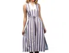 Smith & Quinn Paige Midi Dress In Autumn Stripe In Multi