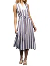 Smith & Quinn Paige Midi Dress In Cottage Stripe In Multi