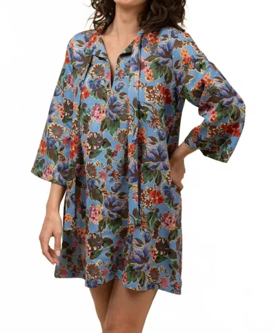 Smith & Quinn Phoebe Mini Dress In Blue Floral