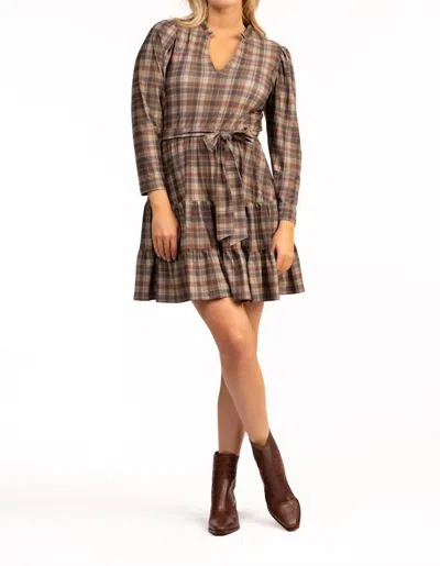 Smith & Quinn Rosemary Dress In Professors Plaid In Multi