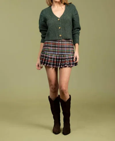 Smith & Quinn Ruth Skort In Stockholm Plaid In Multi