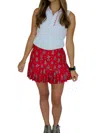Smith & Quinn Ruth Sleeveless Top And Skort Set In Red In Multi