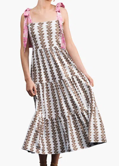 Smith & Quinn Sage Stretch Dress In Coconut Vine In Multi