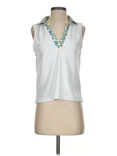 Pre-owned Smith & Quinn Sleeveless Blouse In Silver
