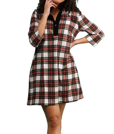Smith & Quinn Sophia Dress In Winter Tartan In Multi