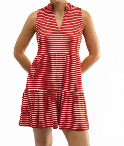 Smith & Quinn Tatum Mini Dress In Strawberry Stripe In Pink