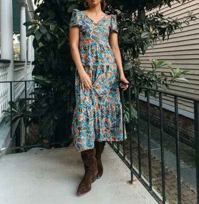 Smith & Quinn The Agatha Dress In Antique Petals In Multi