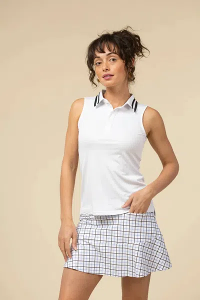 Smith & Quinn The Alice Top In Wht/blk In Multi