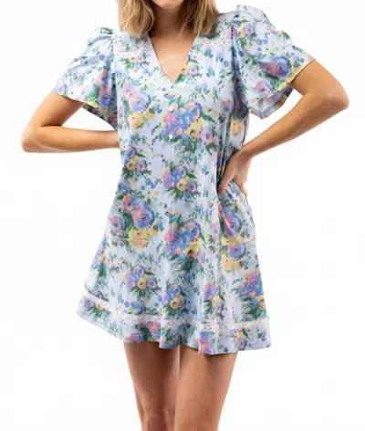 Smith & Quinn The James Dress In Coastal Ikat In Gold