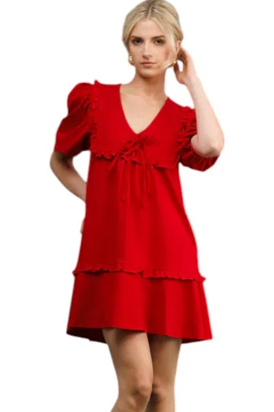 Smith & Quinn The Mercedes Dress In Red