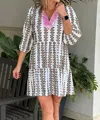 Smith & Quinn Tory Dress In Coconut Vines In Multi