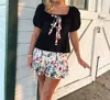 Smith & Quinn The Chia Top In Black Corduroy