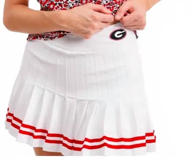 Smith & Quinn Women's Gwen Skort In White/georgia Red In Multi
