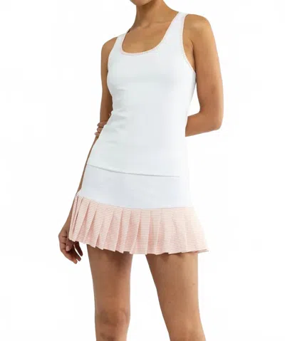 Smith & Quinn Women's The Mae Tank Top In White/melon Stripe