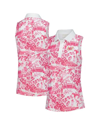 Smith & Quinn Women'sâ White Kentucky Derby Alice Sleeveless Polo