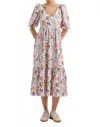 Smith & Quinn Woods Midi Dress In Flower Cart In Multi