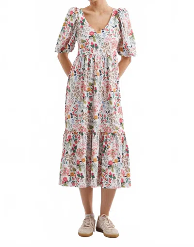 Smith & Quinn Woods Midi Dress In Flower Cart In Multi