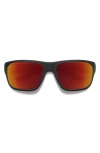 Smith Arvo 61mm Chromapop™ Polarized Wraparound Sunglasses In Brown