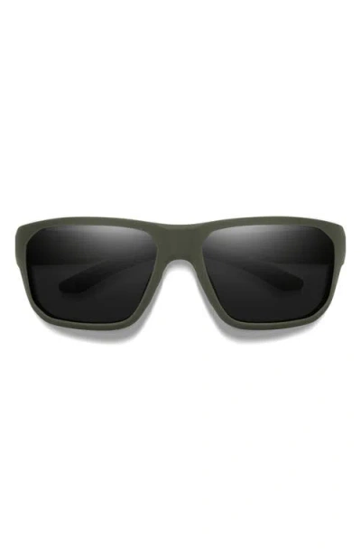 Smith Arvo 61mm Chromapop™ Polarized Wraparound Sunglasses In Multi