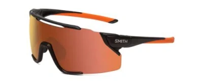 Pre-owned Smith Attack Mag Mtb Rimless Sunglasses Black Cinder/cp Red Mirror/amber 172 Mm In Multicolor