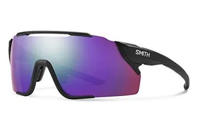 Pre-owned Smith Attack Mag Mtb Rimless Sunglasses Black / Cp Violet Purple Mirror&ll Amber