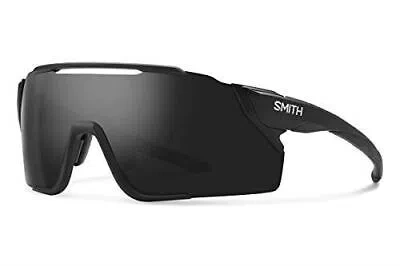 Pre-owned Smith Attack Mag Mtb Rimless Sunglasses Black/cp Black&chromapop Low Light Amber In Multicolor