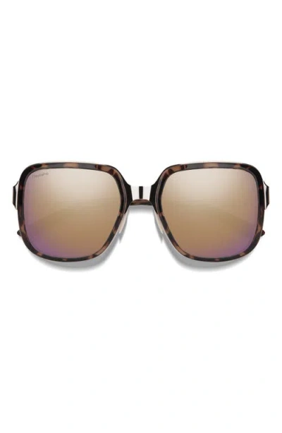 Smith Aveline 55mm Chromapop™ Polarized Square Sunglasses In Multi