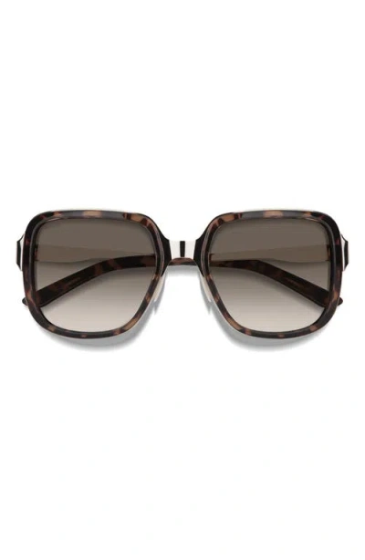Smith Aveline 55mm Chromapop™ Polarized Square Sunglasses In Brown