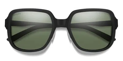 Smith Aveline Polarized 003/l7 Women's Sunglasses Black Size 55