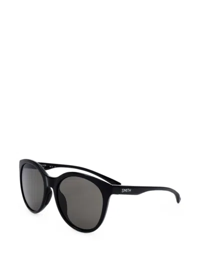 Smith Bayside Round-frame Sunglasses In Black