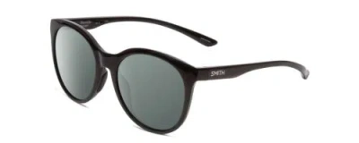 Pre-owned Smith Bayside Unisex Cateye Polarized Sunglasses In Black 54mm Choose Lens Color In Smoke Grey Polar