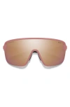 Smith Bobcat 135mm Chromapop™ Shield Sunglasses In Pink