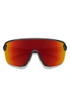 Smith Bobcat 135mm Chromapop™ Shield Sunglasses In Burgundy