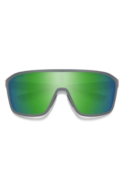 Smith Boomtown 135mm Chromapop™ Polarized Shield Sunglasses In Multi