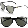 Smith 'cheetah' 53mm Sunglasses In Black/polar Grey/green