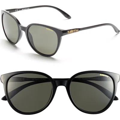 Smith 'cheetah' 53mm Sunglasses In Black/polar Grey/green
