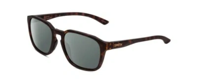 Pre-owned Smith Contour Unisex Square Polarized Sunglasses In Tortoise Gold 56mm 4 Options In Smoke Grey Polar