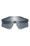 Smith Defy 135mm Chromapop™ Polarized Shield Sunglasses In Blue