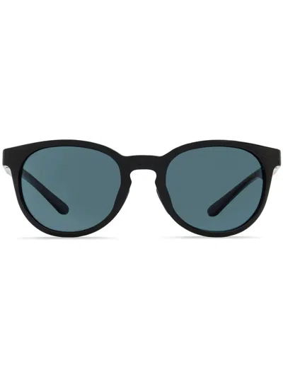 Smith Eastbank Round-frame Sunglasses In Black