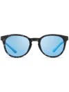 Smith Eastbank Round-frame Sunglasses In Black