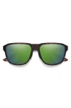Smith Embark 58mm Chromapop™ Polarized Square Sunglasses In Green