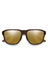 Smith Embark 58mm Chromapop™ Polarized Square Sunglasses In Brown
