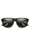 Smith Embark 58mm Chromapop™ Polarized Square Sunglasses In Black