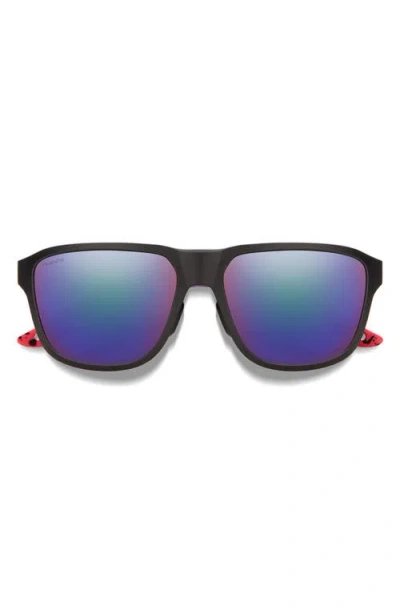 Smith Embark 58mm Chromapop™ Polarized Square Sunglasses In Blue