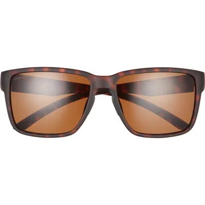 Smith Emerge 60mm Polarized Rectangle Sunglasses In Brown