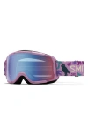 Smith Grom Snow Goggles In Pink Forest Friends/blue