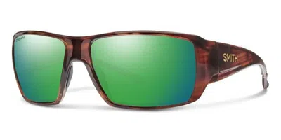 Smith Guide C Xl/s Polarized 086/ui Men's Sunglasses Tortoiseshell Size 63 In Red Brown Tortoise