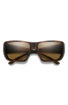 Smith Guide's Choice 58mm Chromapop™ Polarized Wraparound Sunglasses In Tortoise/brown