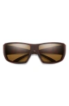 Smith Guides 62mm Chromapop™ Polarized Oversize Wraparound Sunglasses