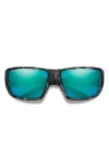 Smith Guide's Choice 62mm Polarized Oversize Wraparound Sunglasses In Multi